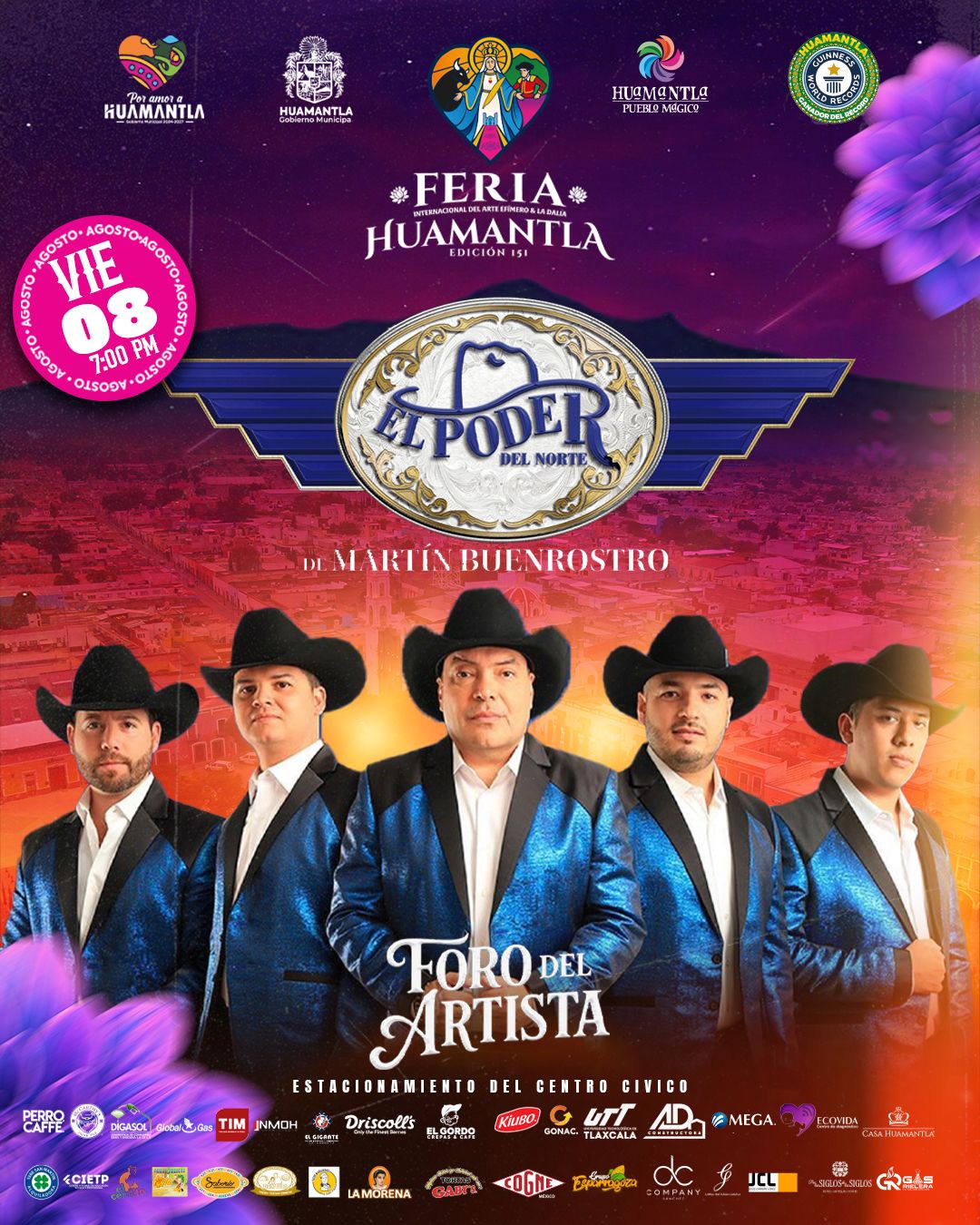 'El Poder del Norte' se presentará este viernes 8 de agosto en la Feria Internacional del Arte Efímero y la Dalia Huamantla 2025